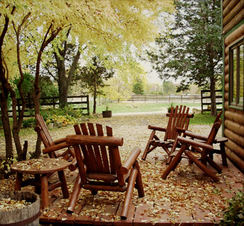 Seventh Farm: view of the patio